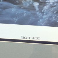 Vintage Large Jack Crandall The Night Shift Signed and Numbered Print, Framed Cougar Art, Limited Edition Wildlife Art, Mountain Lion Wall