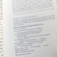 1983 Random House Book of Poetry for Children: Prelutsky & Lobel, Illustrated Hardcover