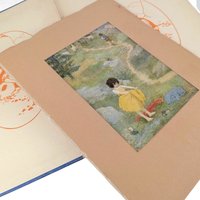 1919 Antique Heidi Book: Lippincott Edition, Maria L Kirk Illustrations