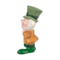 Vintage Disney Mad Hatter Figurine, Alice in Wonderland Porcelain Character Figure, Small Ceramic Statue, Disneyana Collector Gift