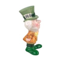 Vintage Disney Mad Hatter Figurine, Alice in Wonderland Porcelain Character Figure, Small Ceramic Statue, Disneyana Collector Gift