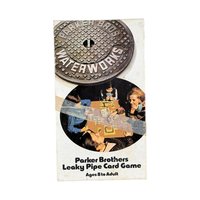 Vintage 1972 Leaky Pipe Card Game: Parker Brothers Collectible Family Game