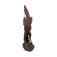 Vintage Cast Iron Rearing Horse Statue: Equestrian Farmhouse Decor