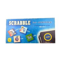 Vintage 1958 Scrabble for Juniors Game: Selchow & Righter Children's Crossword Game