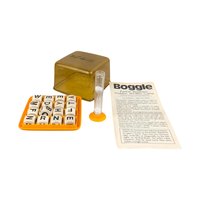 Vintage 1977 Boggle Game: Parker Brothers Word Game, Complete