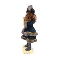 Vintage 1995 Telco Animated Caroler Girl: 25" Light-Up Victorian Christmas Doll