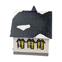 Vintage Dept 56 Snow Village Church: Lighted Christmas Collectible
