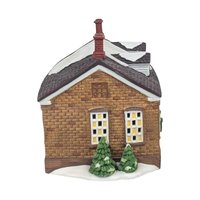 Vintage Dept 56 Stony Brook Town Hall: Lighted Porcelain New England Village