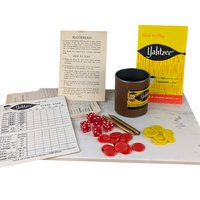 Vintage 1956 Yahtzee Game: Lowe Co. Collectible Dice Game