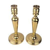 Vintage Baldwin Brass Candlesticks: Mid-Century Modern Taper Candle Holders