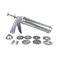 Vintage Wearever Cookie Gun Press, Aluminum Spritz Cookie Maker and Cake Decorating Set, Vintage Bakeware, Kitchen Gadget Gift for Baker