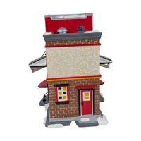 Dept 56 Campbell's Soup Counter, Snow Village Building 2002, Lighted Christmas Village House, Vintage D56 Retired Figurine with Box