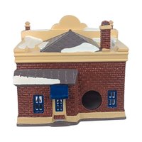 Vintage 1992 Dept 56 Village Vet and Pet Shop, Snow Village Christmas Building with Light, Holiday Decor Gift for Animal Lover