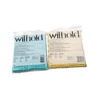 Vintage Wilhold Snap On Hair Rollers, Set of 2 NOS Packs, Large and Medium Plastic Curlers for Big Hair Volume, 80s Hair Styling Tools