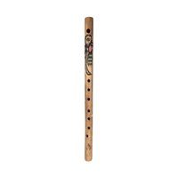 Handmade Carved Inca Quena Flute: Andean Folk Art Instrument