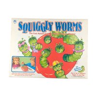 Vintage 1991 Squiggly Worms Game: Golden Complete Kids Board Game