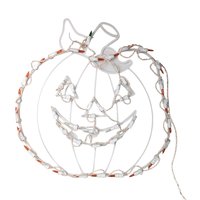 Vintage Halloween Jack O'Lantern Silhouette Light - Pumpkin Decoration