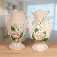 Vintage Hull Pink Magnolia Art Pottery Vase: Choice of 12.5" H-16 or H-18