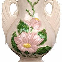 Vintage Hull Pink Magnolia Art Pottery Vase: Choice of 12.5" H-16 or H-18