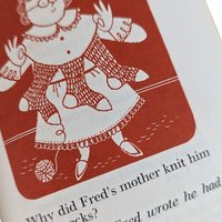 Vintage 1954 Riddle Book: Illustrated by Henry R. Martin