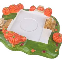 Vintage 2002 Halloween House: Avon Ceramic Tealight Holder