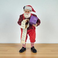 Vintage 1994 Bachman's Santa Figure: Possible Dreams Clothtique Exclusive