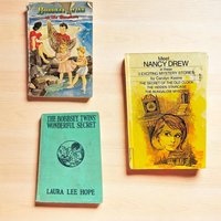 Vintage Nancy Drew & Bobbsey Twins Book Lot: Collectible Children's Mystery Stories