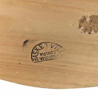 Vintage Basketville Putney Vermont Lidded Basket: Floral Decor