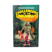 Vintage 1977 Challengers of the Unknown Paperback, Ron Goulart Novel, DC Comics Tie-In, Jack Kirby Creation, 70s Pulp Adventure Book