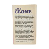 Vintage 1965 The Clone Paperback, Kate Wilhelm Sci-Fi Novel, Theodore Thomas, Nebula Award Nominee, 60s Abstract Cover Art Book
