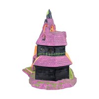 Vintage Silvestri Halloween House: Light-Up Ceramic Spooky Village Building