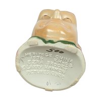Vintage Stan Laurel Decanter: 1976 Ezra Brooks Ceramic Barware