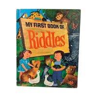 Vintage 1960 My First Book of Riddles: Illustrated Children's Book