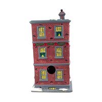 Vintage Lighted Christmas Village House: Santa's Workshop Wheatley Inn