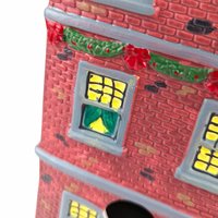 Vintage Lighted Christmas Village House: Santa's Workshop Wheatley Inn