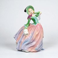 Vintage Royal Doulton Figurine: Autumn Breezes HN 1911 Porcelain Collectible