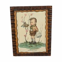 Vintage Wood Wall Plaques: Psalms & Peter, Children's Religious Decor