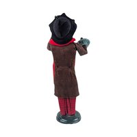 Vintage Byers' Choice Caroler: 1998 Street Vendor Woman with Wreath