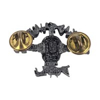 Vintage 1993 MTV Headbangers Ball Pewter Pendant & Pin Set - 90s Metal Memorabilia