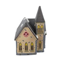 Vintage 1988 Dept 56 'Redeemer Church': Snow Village Lighted Christmas Building