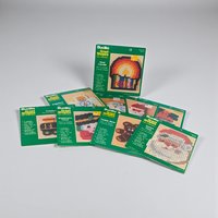 Vintage Bucilla Plastic Canvas Shapes: Pre-Cut Christmas Ornament Forms, Craft Supply, You Choose