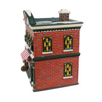Dept 56 Mainstreet Gift Shop, Snow Village 1997, Lighted Christmas Building, Retired D56 House with Box, Holiday Village Display