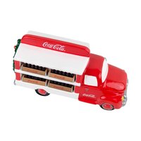 Vintage 1994 Dept 56 Coca-Cola Delivery Truck: Handpainted Ceramic Village Accessory
