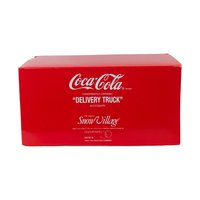 Vintage 1994 Dept 56 Coca-Cola Delivery Truck: Handpainted Ceramic Village Accessory