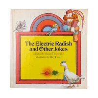 Vintage 1975 The Electric Radish Joke Book: Ray Cruz Illustrated Hardcover