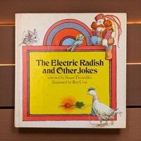 Vintage 1975 The Electric Radish Joke Book: Ray Cruz Illustrated Hardcover