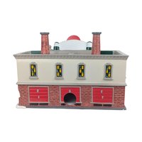 Vintage 1994 Dept 56 Coca-Cola Bottling Plant, Snow Village Christmas Building with Light, Coke Collector Holiday Decor Gift