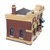 Vintage 1992 Dept 56 Village Vet and Pet Shop, Snow Village Christmas Building with Light, Holiday Decor Gift for Animal Lover