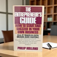 1984 "The Entrepreneur's Guide" Book: Philip Holland, Hardcover Small Business Manual