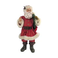 1994 Clothtique Santa Claus Figure: Possible Dreams Vintage Christmas Decor, 11" Santa